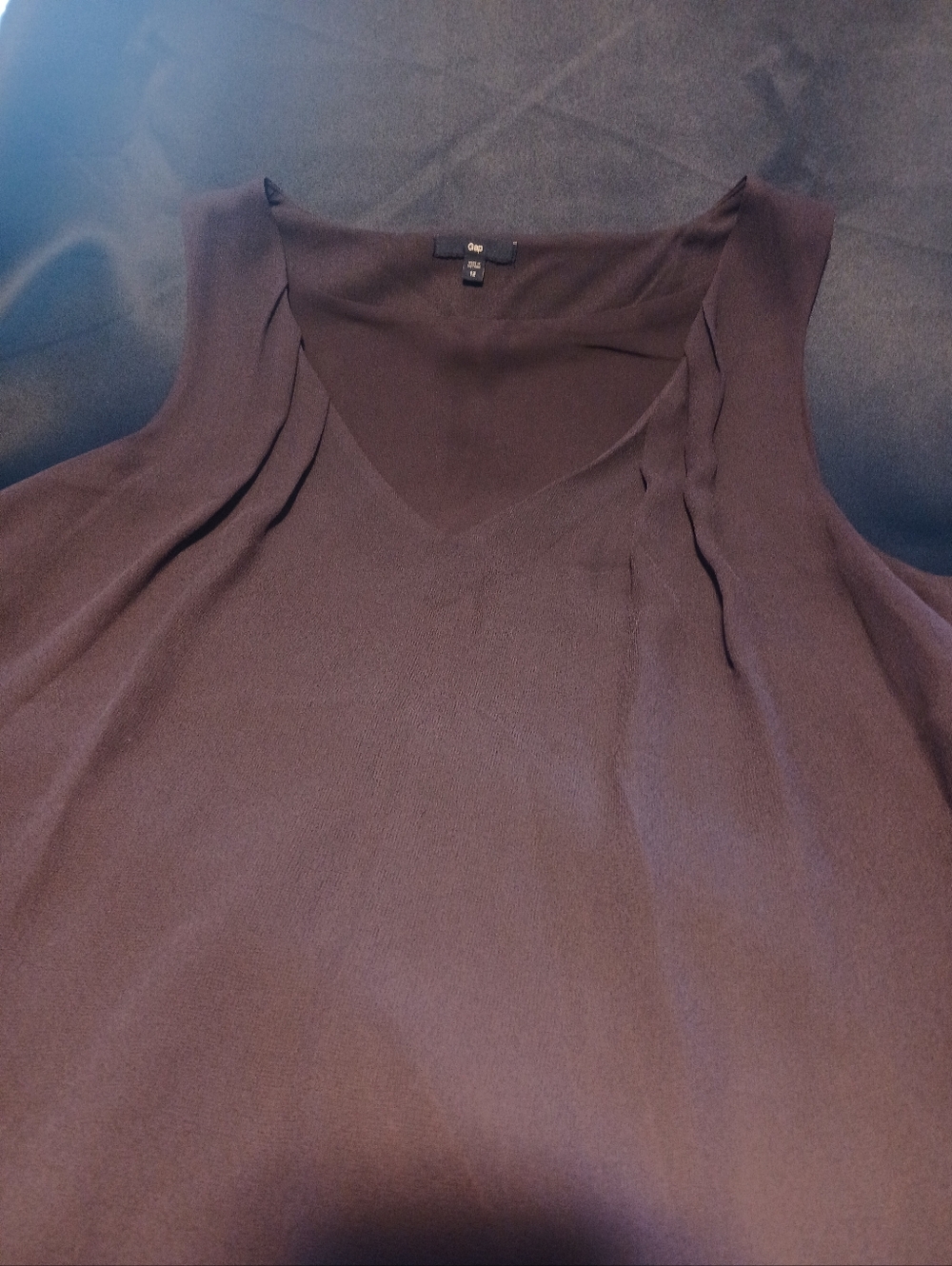 GAP Grayish Purple Sleeveless V-Neck Camisole
